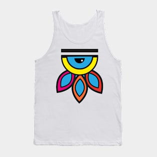 Mexican Aztec Art Evil Eye Good luck Charm Tank Top